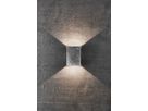Fold 10, Wandleuchte, Nickel verzinkt - LED Modul, 7,4W LED, IP54