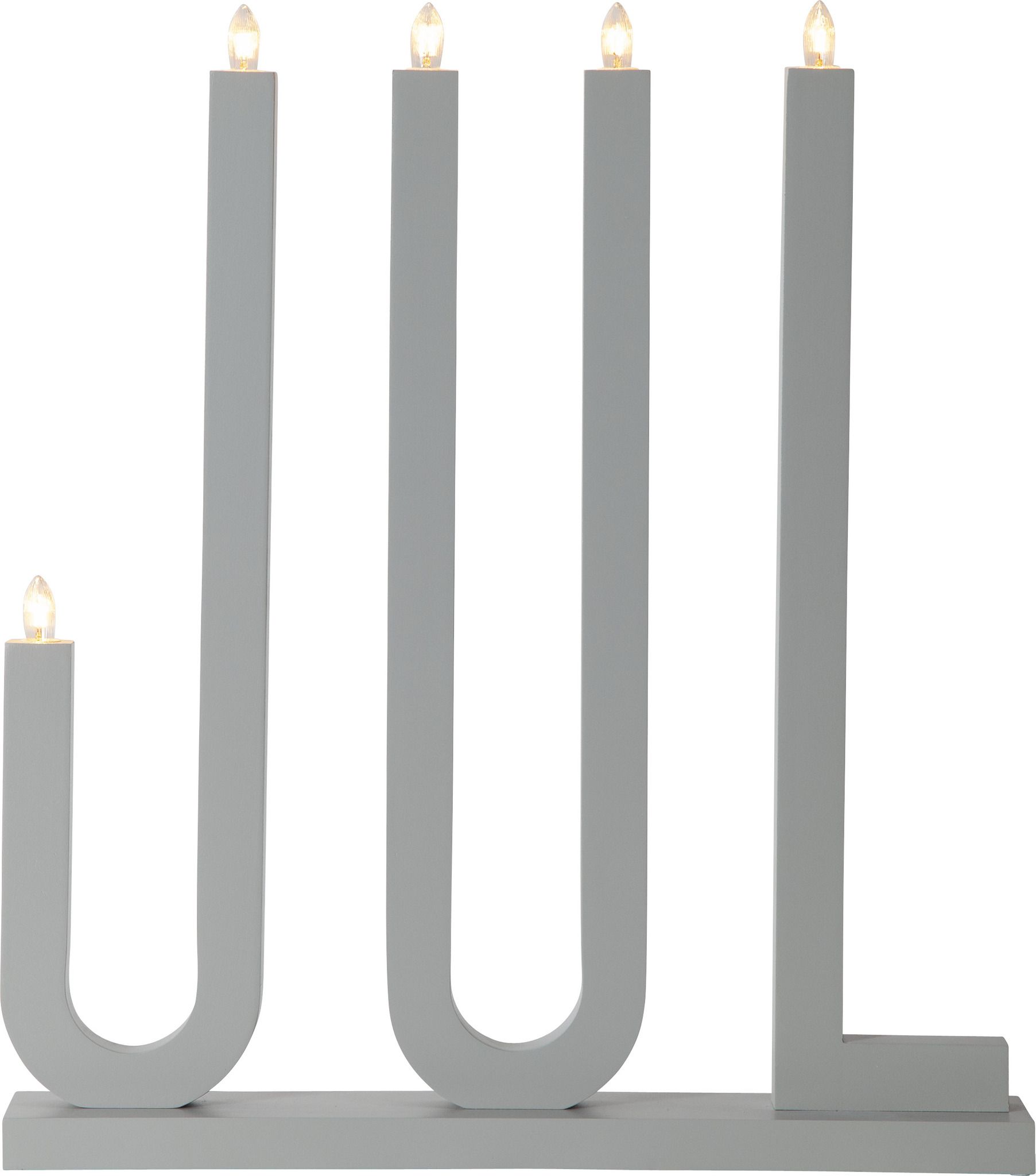 Kerzenständer JUL - IP20, Neutralweiss, 5 LED's