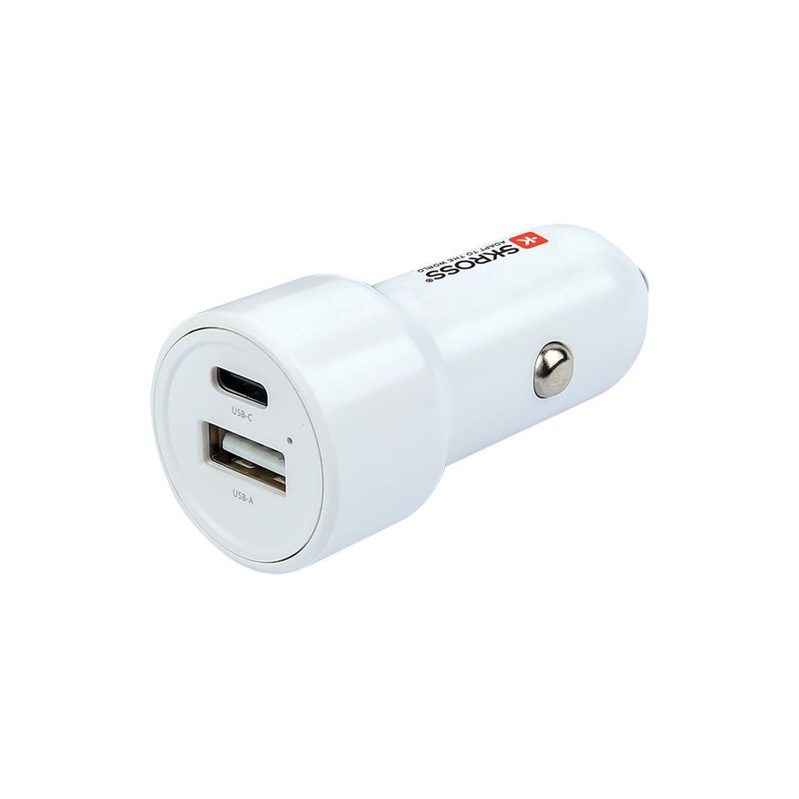 USB Car Charger & Micro USB - 65W, 1xUSB-A, 1xUSB-C