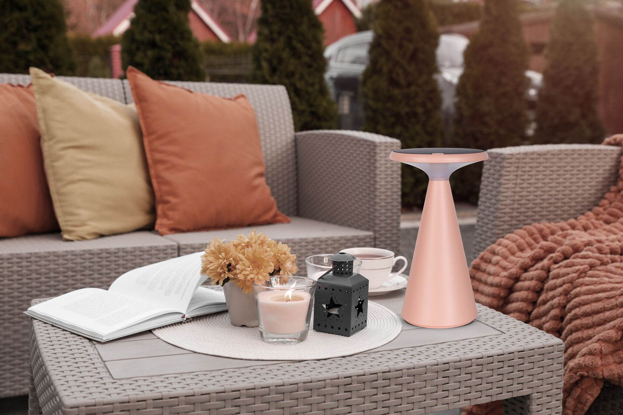 Solar-Akku-Tischleuchte PALU - LED-Modul, 6W, IP44