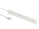 PRINCIPIO 9xH - 9x T13 horizontal, 2.0m Kabellänge, Schalter, weiss