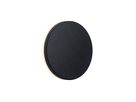 LED Wandleuchte Artego Round - 7.2W, 468lm, 3000K, IP54, CRI 82, 120°, schwarz, nicht dimmbar, D=150mm, H=50mm