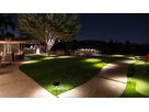 Faretto da giardino a LED KOLIBRI - 3.7V DC, 2W, 70lm, 2700K, IP65, dunkelgrau, nicht dimmbar, D=150mm, H=605mm