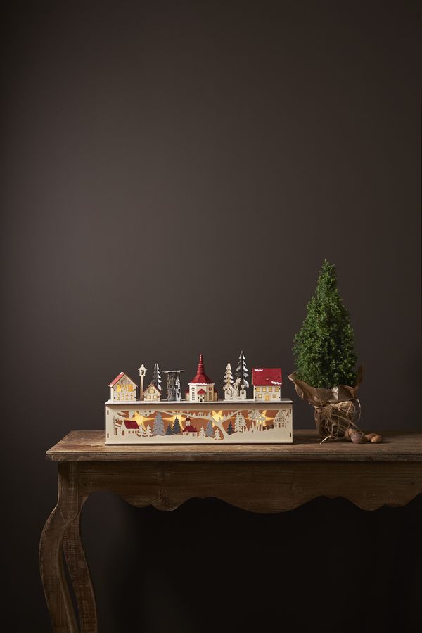 Kerzenleuchter Rosenheim - IP20, Nature, Warmweiss