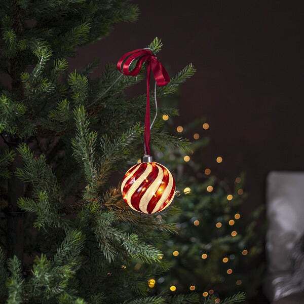 Glas Bauble Polka - IP20, LED