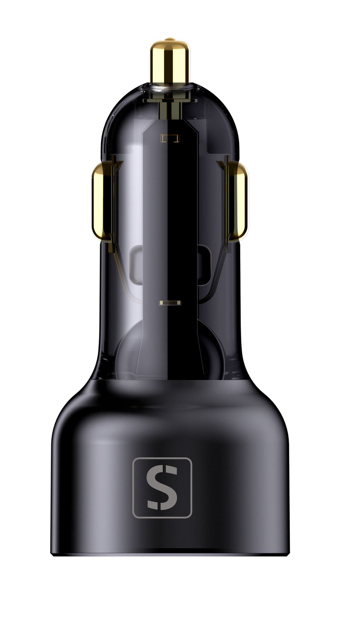 Car Charger 100W 3-Port - Out: C1: 100W PD, C2: 30W, A: 30W inkl. 1.0m 140W USB-C to C Kabel, schwarz