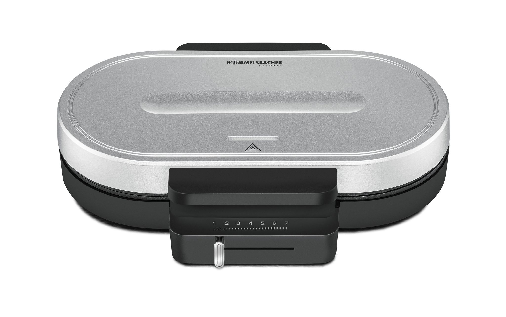 Waffle Automat Famiglia WA 1200 - Waffeleisen, Silber, 1200W