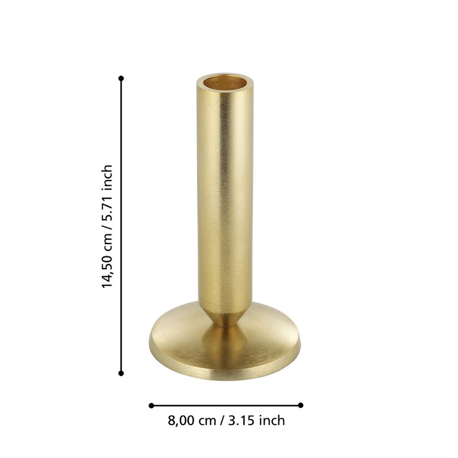KERZENSTÄNDER H-145 GOLD JELLICOE - KERZENSTÄNDER H-145 GOLD JELLICOE