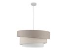 Pendelleuchte  FABRION  : 56cm beige - IP20, E27, Beige