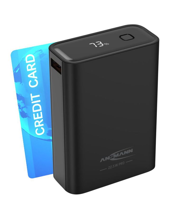 Powerbank 20000 mAh PB222PD schwarz - Lithium-Polymer, 20000mAh, USB Typ-C