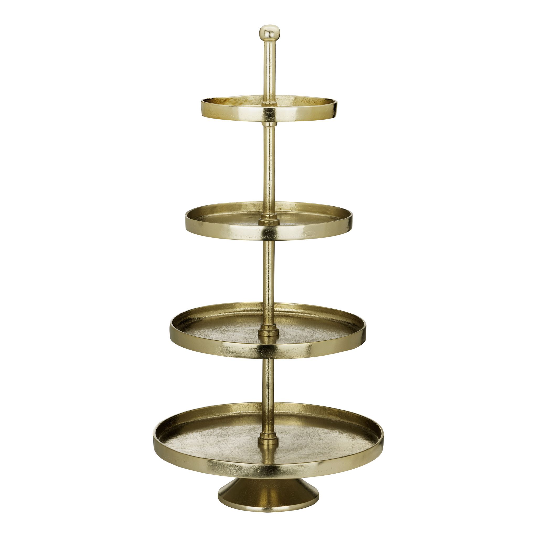 ETAGERE H-700 Ø350 GOLD BABIRIK - ETAGERE H-700 Ø350 GOLD BABIRIK