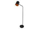 Stehleuchte  METAVION  H: 140cm schwarz/gold - IP20, E27, Schwarz-Gold