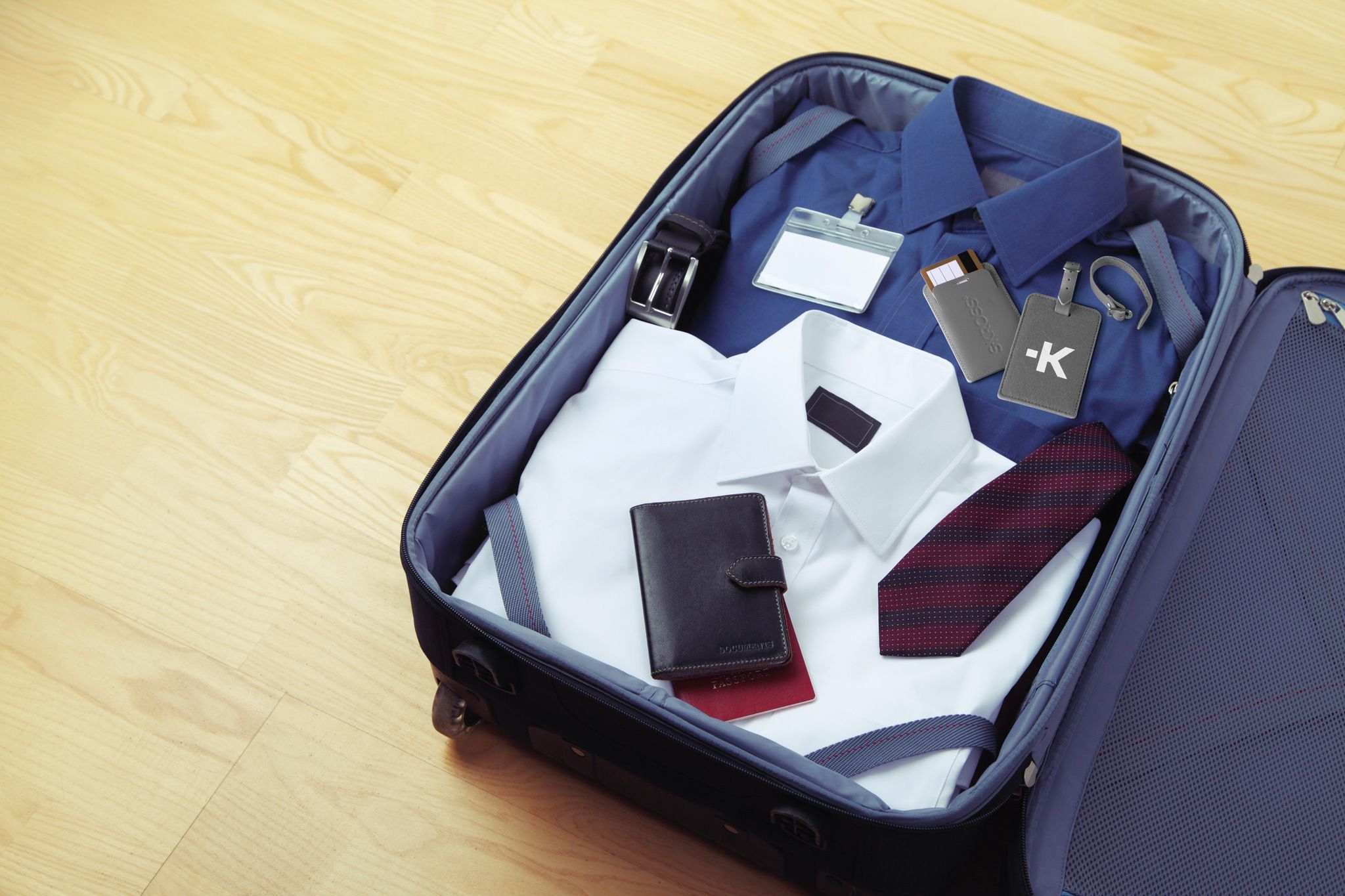 Gepäckanhänger, grau - Luggage Tag, silver/ grey