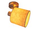 Wand-und Deckenleuchte MARON (1er Spot) - E14, max. 1x40W, IP20, nickel + weiss, nicht dimbar, exkl. Leuchtmittel, L=150mm, B=120mm, H=185mm