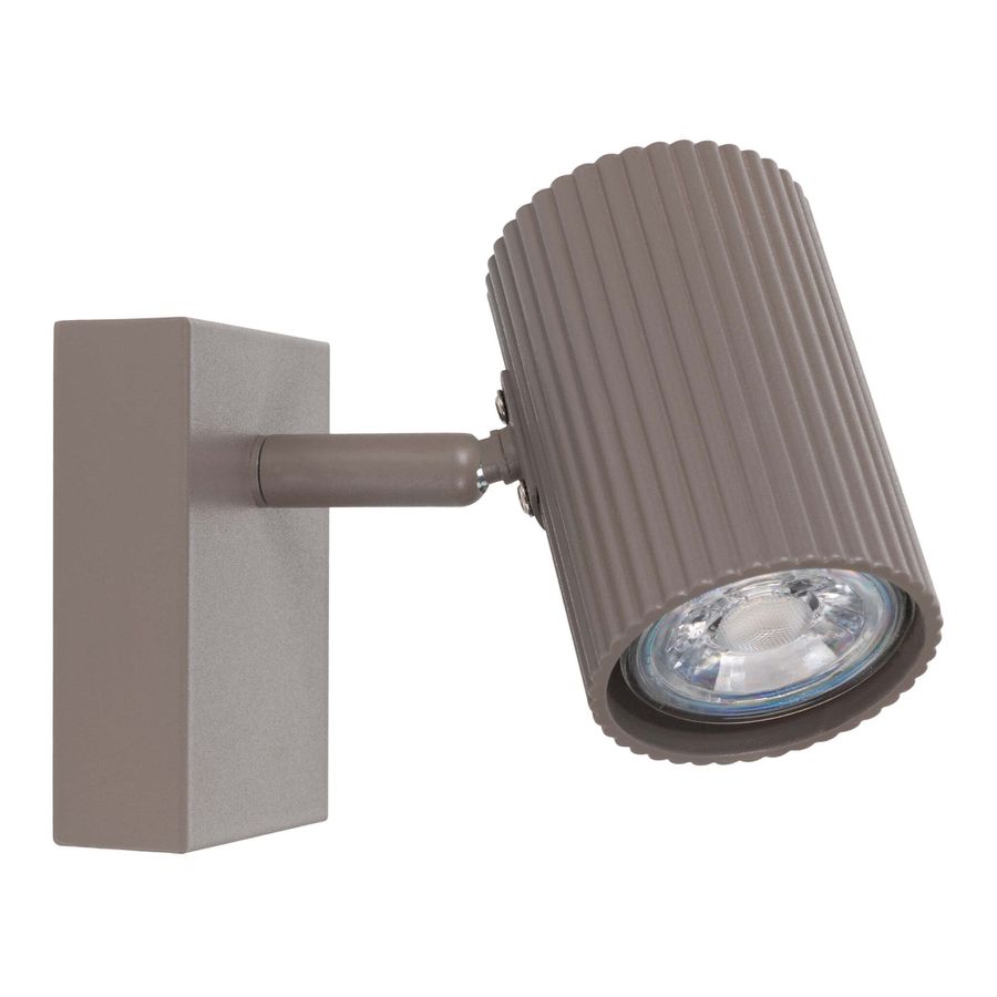 1er Spot Wand-/Deckenleuchte  TINNIS  L: 13cm sand - IP20, GU10, Beige