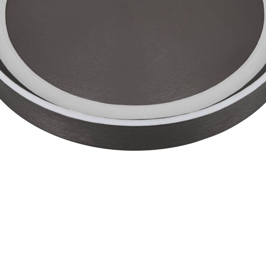 LED-CCT Deckenleuchte  LEVIAN  : 49cm anthrazit - IP20, LED-Modul, Anthrazit