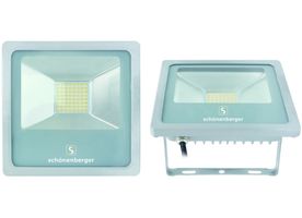 Projecteur LED FLOODLITE - 80W, 7200lm, 3000K, IP65, grau, nicht dimmbar