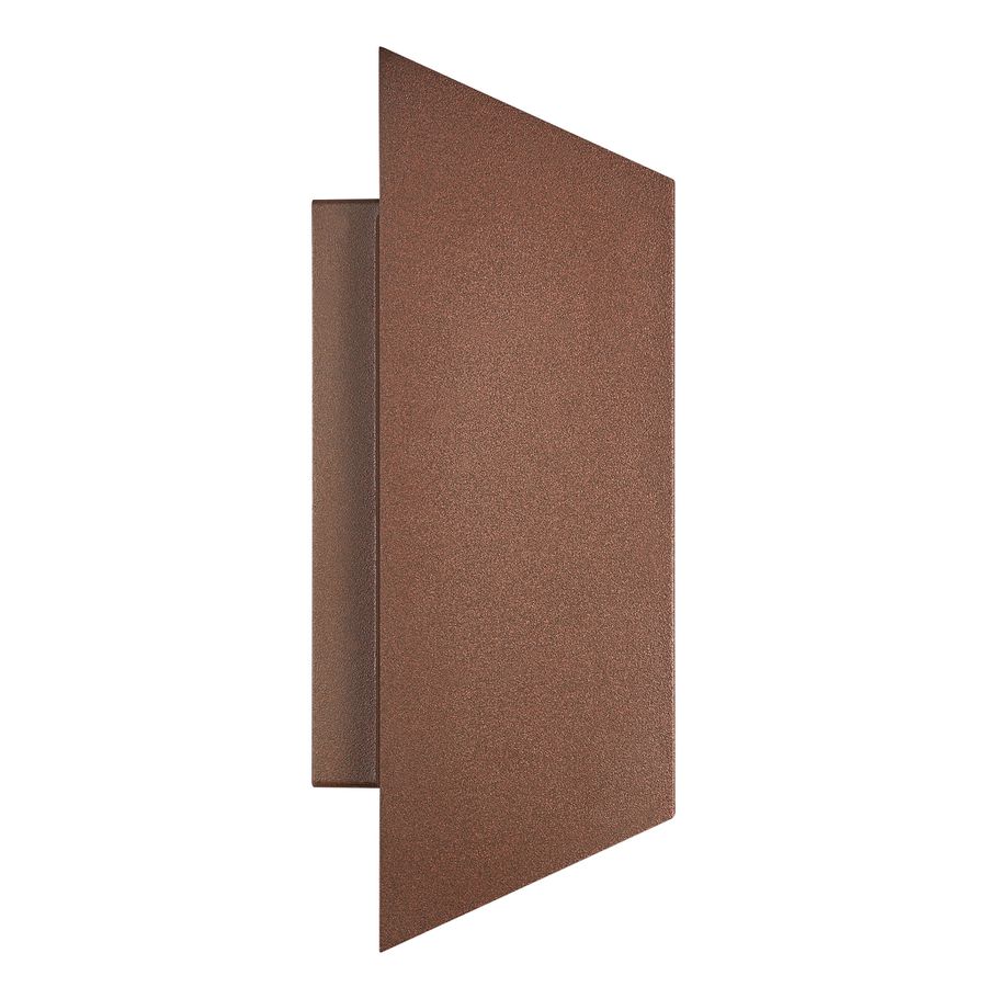 Nico Square 22, Wandleuchte, Rost - GU10, IP54, max.35W
