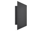 Nico Square 22, Wandleuchte, Schwarz - GU10, IP54, max.25W