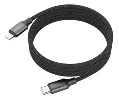 Magnetisches Kabel USB Typ-C auf Lightning - 120 cm,  schwarz