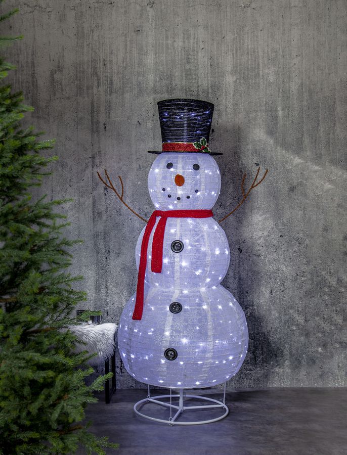 Outdoor Decoration Tecidy - IP44, Kaltweiss, Weiss