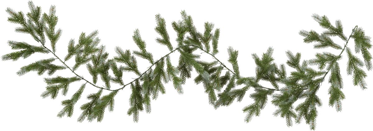 Girlande Lunda - Grün, keine Lämpchen, 200cm Länge