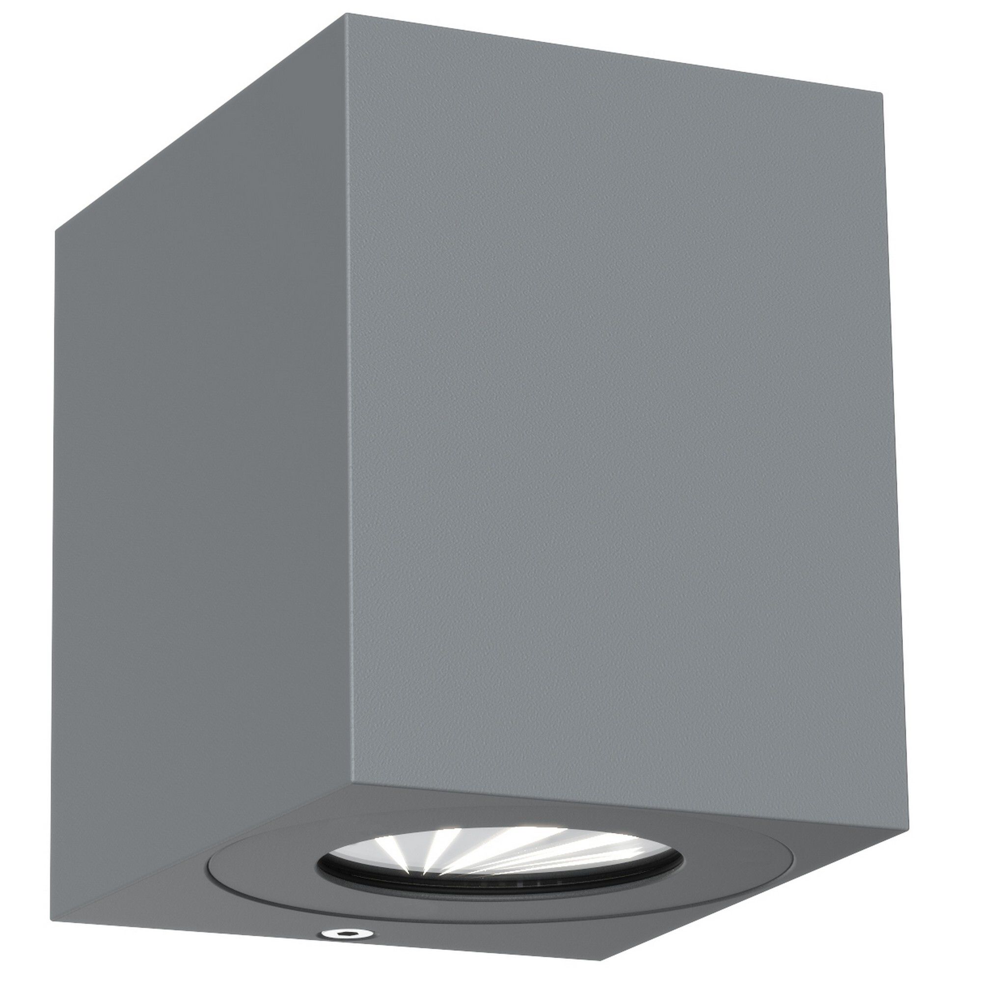 Canto kubi 2, Wandleuchte, Grau - 2X6W LED, 2700K, IP44, 230V