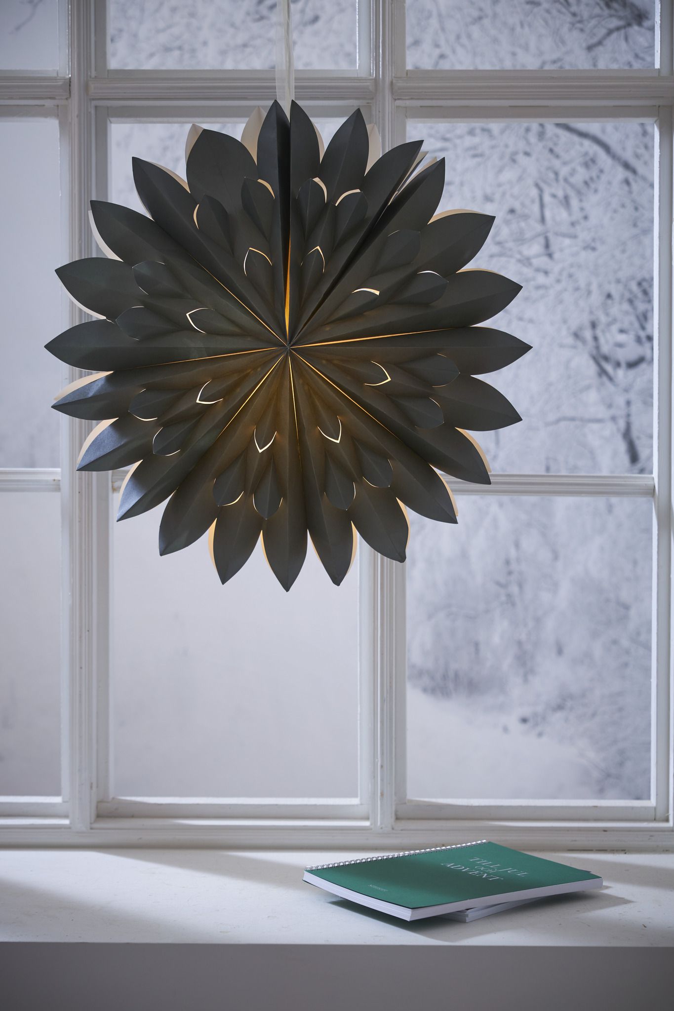 Papierstern Clipp - IP20, Grün