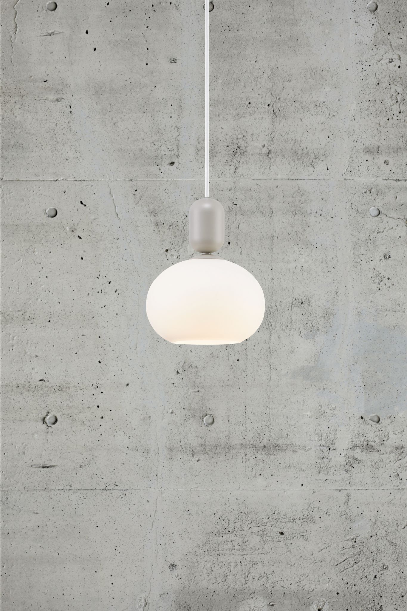 Notti, Pendelleuchte, Grau - E27, max. 40W, IP20