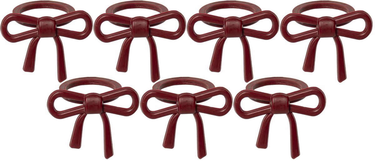 Kerzen Ring 7 Pack Zubehör - Indoor, Rot, 3.00cm Höhe