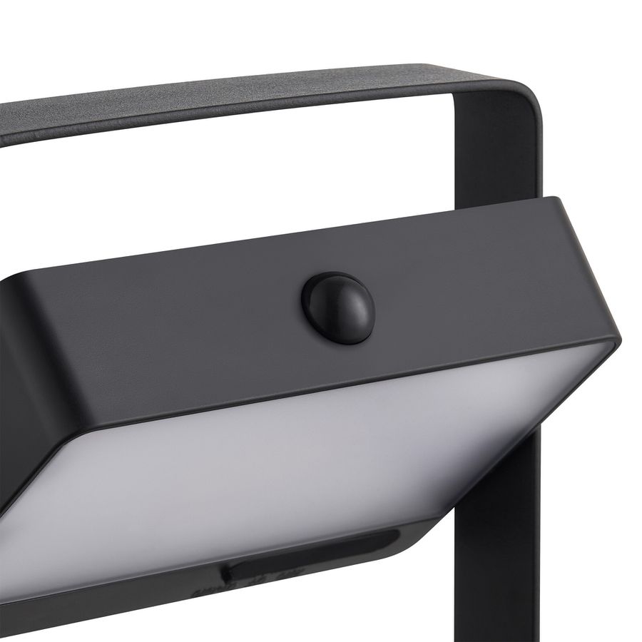 Solar-Pollerleuchte Saulio  Schwarz - LED Modul, 4.5W, IP44
