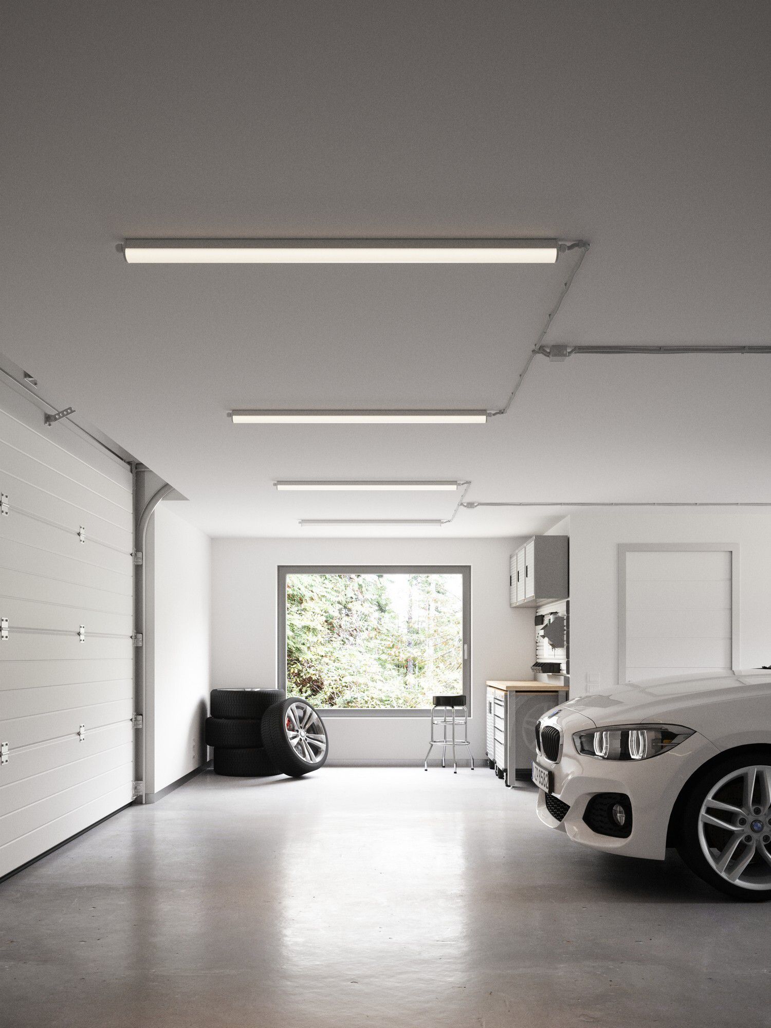Westport 120, Einzel, Grau - 23W, 4000K, IP65, 230V