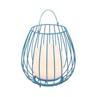 Jim To Go, Blau - 3W, 300lm, 2700K , IP54, dimmbar, blau, USB-C Ladeanschluss, D=280mm, H=384mm