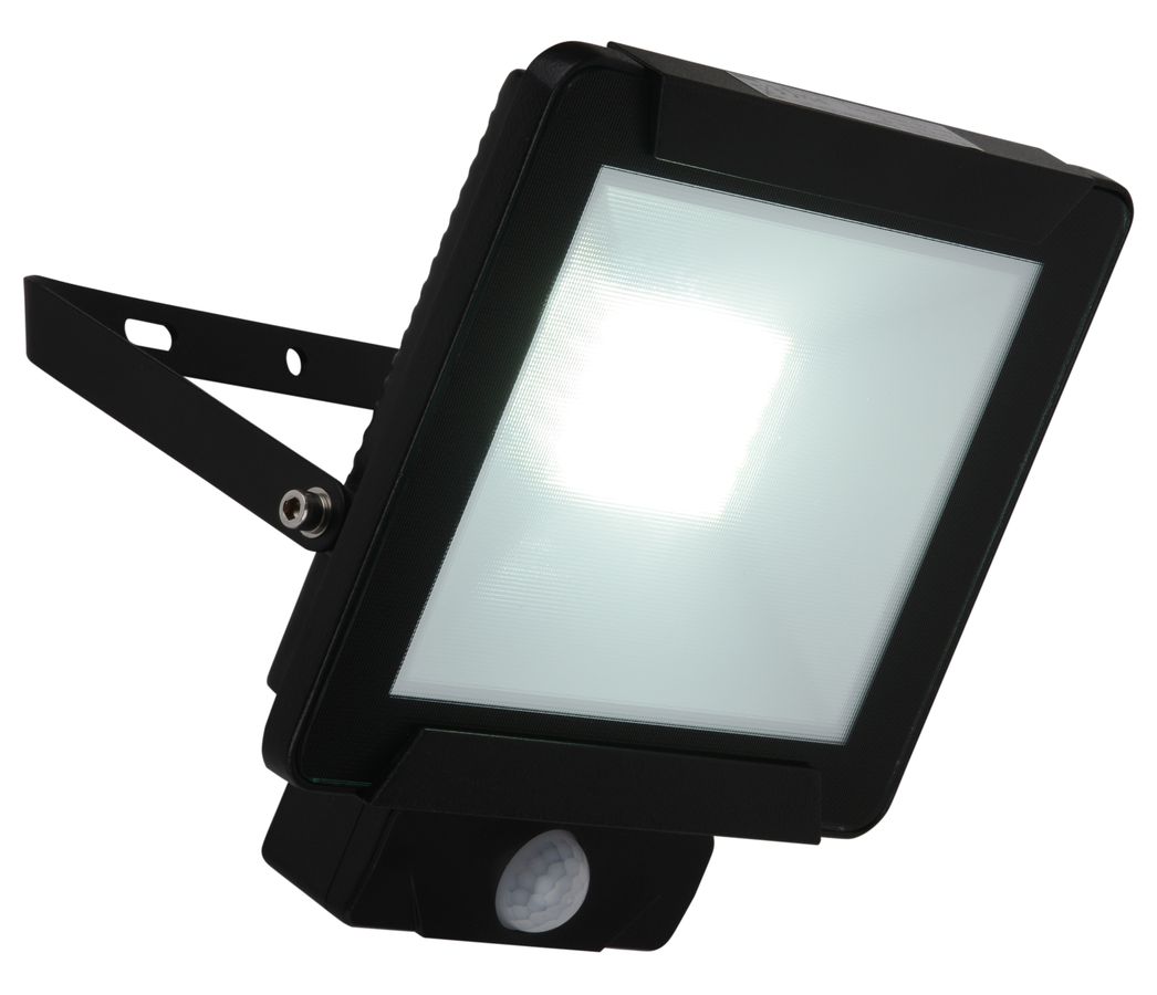 LED-Außenleuchte Radia 30W mit Sensor - IP54, kaltweiss, 30W