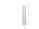 LED Dinner Kerze 2 pack Flamme Candy - Indoor, 26 cm Höhe,Timerfunktion