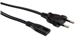 Câble d'alimentation du dispositif 1.8m - 1.8m, T11 - C7, schwarz, H05VV-F 2G0.75mm2