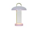 Akku Tischleuchte Mirano Dusty Rose - LED-Modul, 3000K, 150Lm, IP20