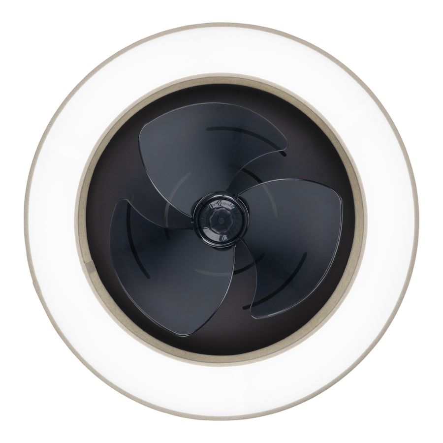 LED-CCT Deckenleuchte  VALENTO  inkl. Ventilator : 51cm beige - IP20, LED-Modul, Beige
