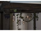 Solar Lichterkette Cage - Schwarz, Lichtfarbe Warmweiss