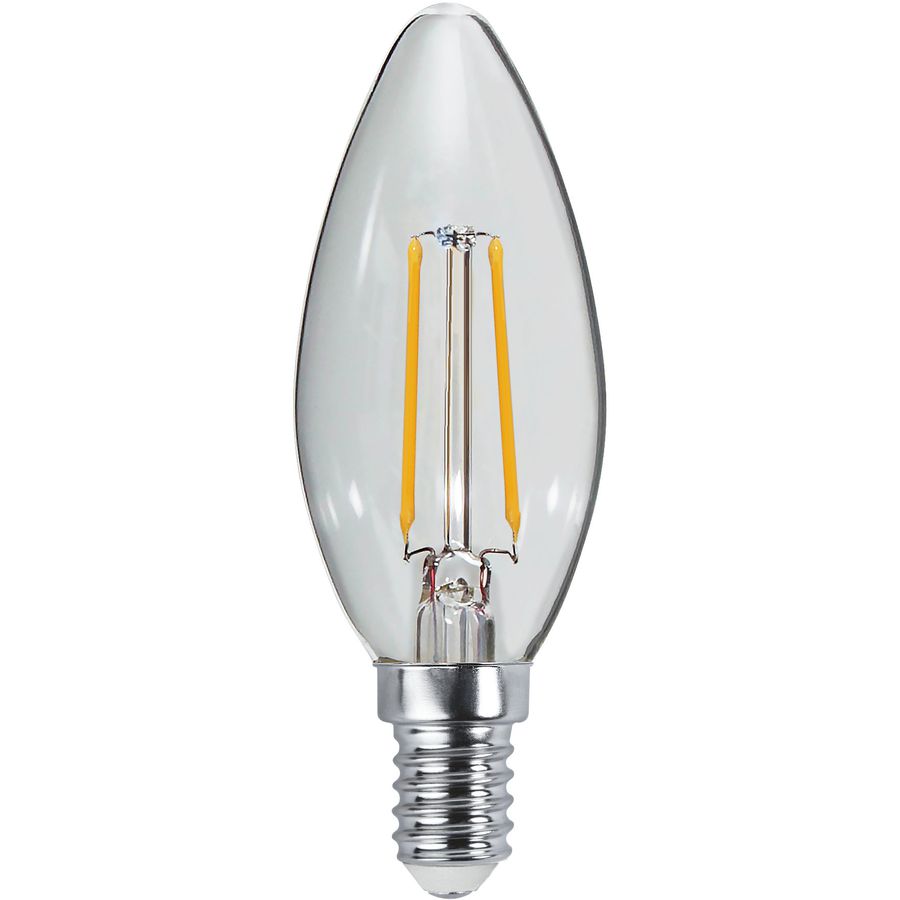 LED Leuchtmittel E14 C35 Klar - E14, 250Lm, 2700K, 2.5W, 230V