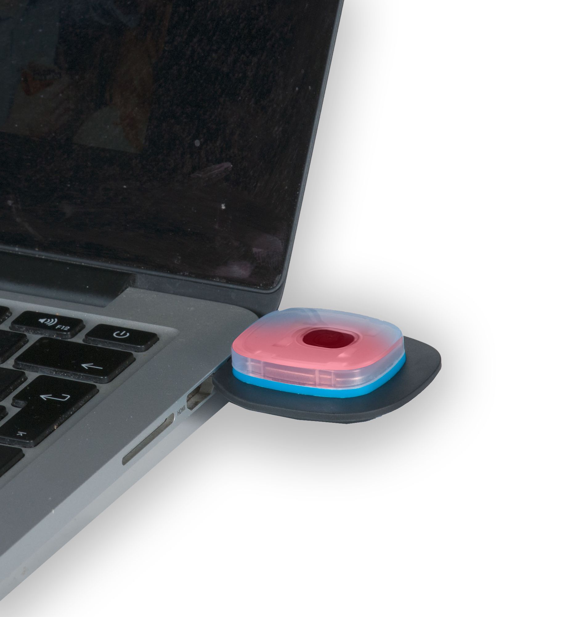 LED Wollmütze grau, USB aufladbar - grau, 150lm, inkl. USB-Akku, Blister Verpackung
