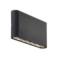 Kinver, Wandleuchte, Schwarz - 8.5W LED, 3000K, IP54, 230V