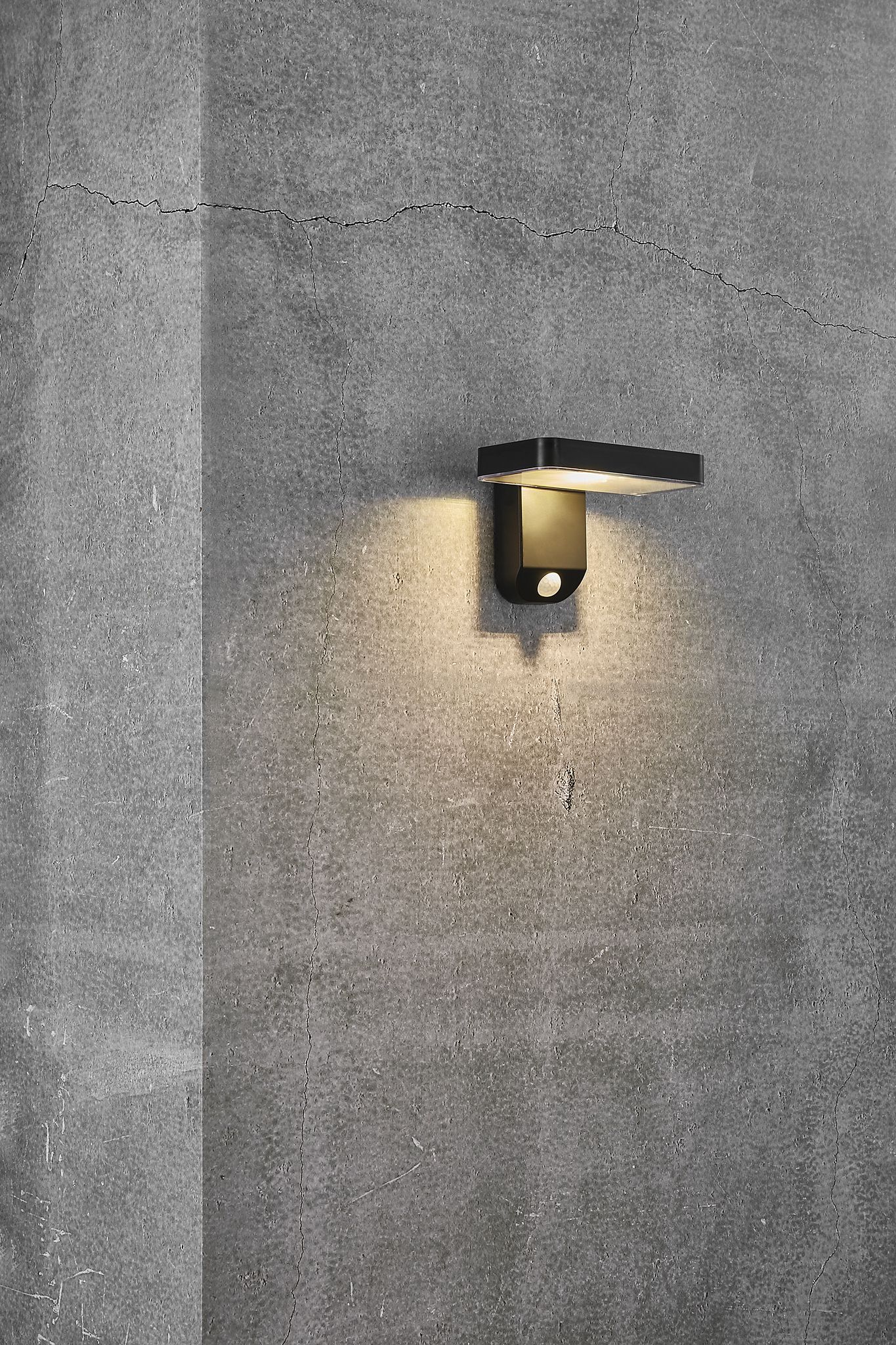 Rica Square, Wandleuchte, Schwarz - LED Modul, 5W ,IP44