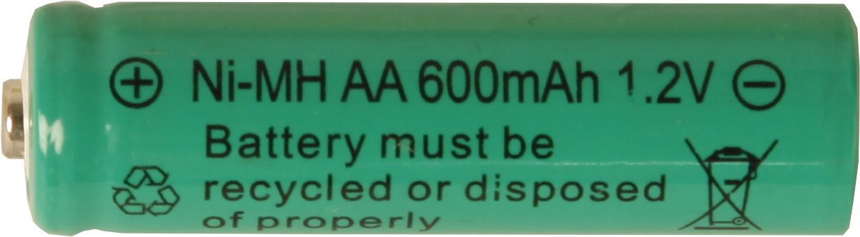 Wiederaufladbare AA - AA 1,2V 600mAh Ni-MH
