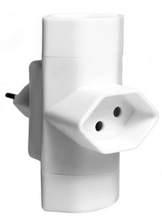 Fiche de dérivation 3xT.13 verticale - 3xT13 vertikal, Stecker T12, inkl. Kinderschutz