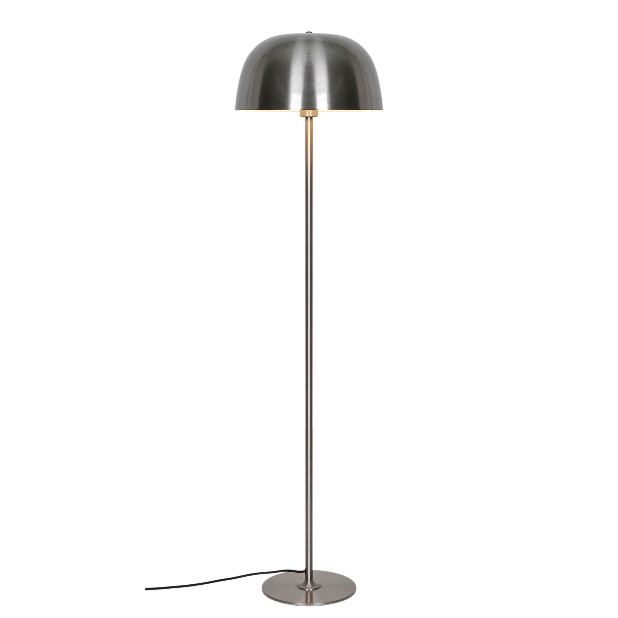 Stehlampe Cera Gebürsteter Stahl - E27, IP20, 230V