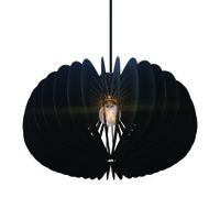 Pendelleuchte Hazo 65 Schwarz - 60W, E27, IP20