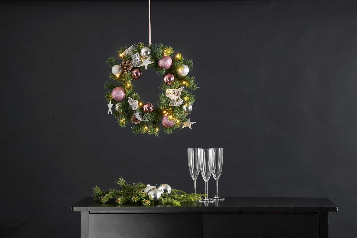 Kranz Noel - IP20, Warmweiss, 20 LED's