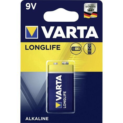 Varta Longlife 9V - 1er Blister