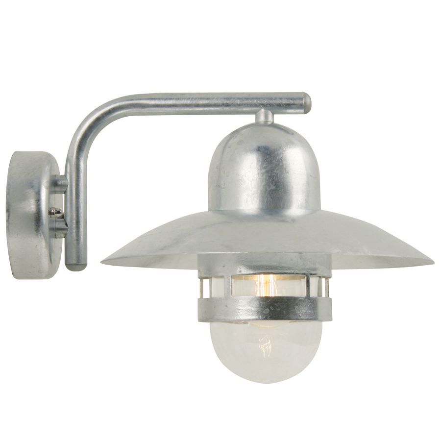 Nibe, Wandleuchte, Verzinkt - E27, max. 60W, IP54